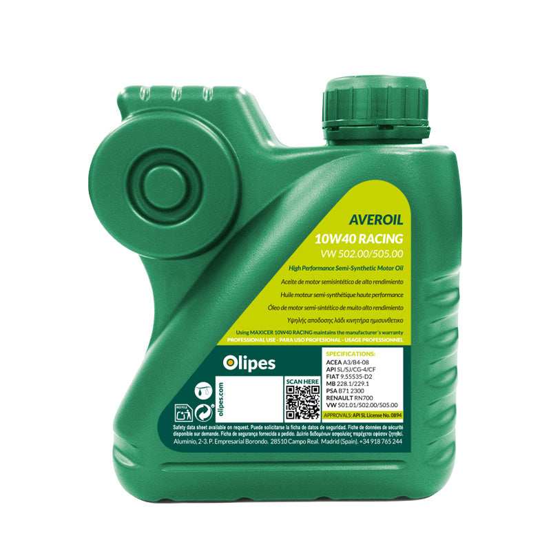 Cargue la imagen en el visor de la galería, Olipes Averoil 10w40 Racing - 1L, 5L
