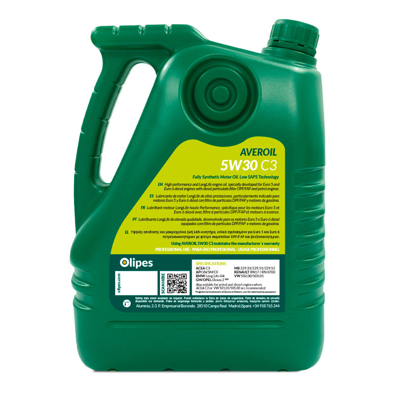 Cargue la imagen en el visor de la galería, Olipes Averoil 5W30 C3 - 5L
